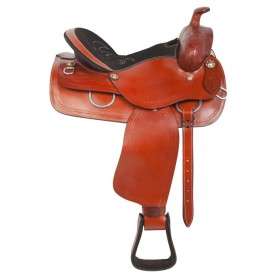 10823 Medium Oil Extra Wide Western Pleasure Trail Horse Saddle 15 18