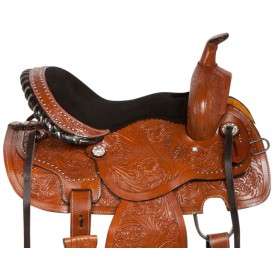 Beautiful Western Pleasure Barrel Horse Saddle Tack 14 16