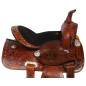 Black Inlay Western Show Barrel Pony Saddle Tack 10 12 13