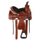 Youth Kids Western Leather Roping Pony Saddle Tack 10 12
