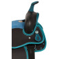 Blue Western Synthetic Kids Seat Horse Saddle Tack 13