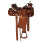 Beautiful Hand Carved Western Trail Horse Saddle Tack 15