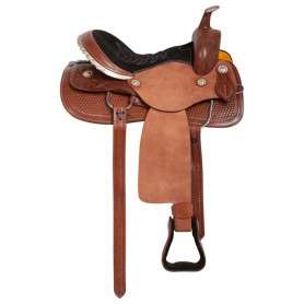 10908 Western Ranch Work Pleasure Rough Out Horse Saddle 15 18