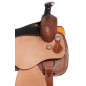 Western Leather Mule Hide Ranch Roping Horse Saddle 16