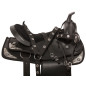 Texas Star Black Dura Leather Western Horse Saddle 15