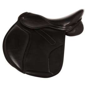 10970 16.5" Black English Leather Premium Horse Jumping Saddle