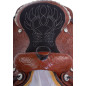 Classic Tooled Western Roping Ranch Horse Saddle Tack 15