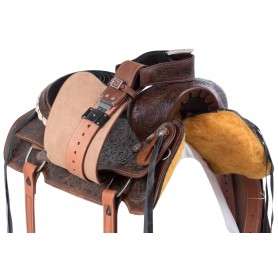 11023 Antique Team Roping Western Ranch Work Horse Saddle Tack Set