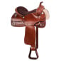 Hand Tooled Western Leather Training Trail Horse Saddle Tack Set
