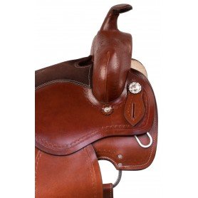 11027 Comfy Classis Western Ranch Pleasure Trail Leather Horse Saddle Tack