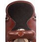 Treeless Western Pleasure Trail Leather Tooled Horse Saddle Tack Package