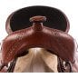 Treeless Western Pleasure Trail Leather Tooled Horse Saddle Tack Package