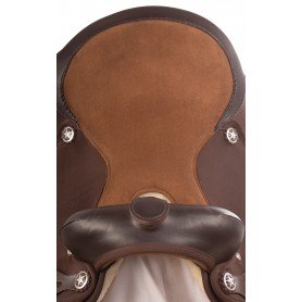 11050 Texas Star Light Weight Brown Synthtic Western Pleasure Horse Saddle Tack