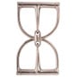 Stainless Steel French Link D-Ring Snaffle Horse Bit With Copper Strips