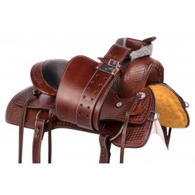 11071 Comfy Cush Seat Western Leather Pleasure Trail Horse Saddle Tack Set