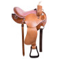 Pink Ostrich Western Barrel Racing Leather Show Horse Saddle Tack Set