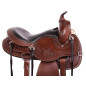 Gaited Bars Beautiful Hand Carved Western Pleasure Trail Premium Leather Horse Saddle Tack Set