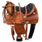New 15 16 hand tooled western leather horse saddle & Tack