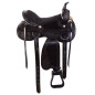 Black Leather Pleasure Arabian Western Horse Saddle 15