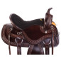 Gaited Tree Comfortable Dark Brown Western Trail Endurance Leather Horse Saddle Tack Set