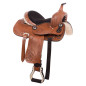 Western Youth Pony Horse Kids Barrel Trail Leather Saddle 10