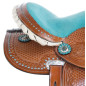 Youth Barrel Racing Show Western Leather Trail Horse Saddle Tack Set