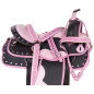 Pink Cordura Western Synthetic Show Trail Horse Saddle Tack