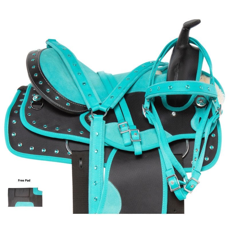 Louis Vuitton White with Teal & White Fringe  Horse accessories, Western  horse tack, Barrel racing tack