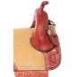 Draft Horse Western Treeless Extra Wide Premium Leather Saddle
