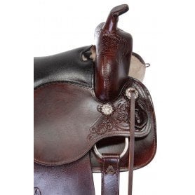 111025 16" Comfy Premium Leather Horse Saddle Tack Western Trail Endurance Set