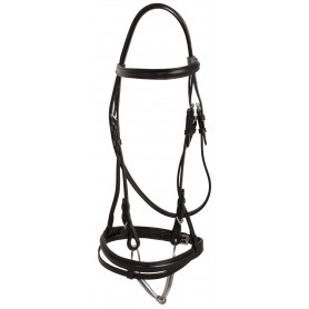 10924 Black Jumping English Leather AP Horse Bridle Tack Set
