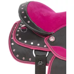 10531 Adorable Pink Crystal Pony Kids Youth Saddle Tack 10