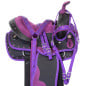 Western Purple Synthetic Barrel Racing Youth Kids Horse Saddle Tack Set