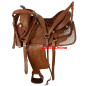 Hand Carved Leather Stunning Western Show Saddle