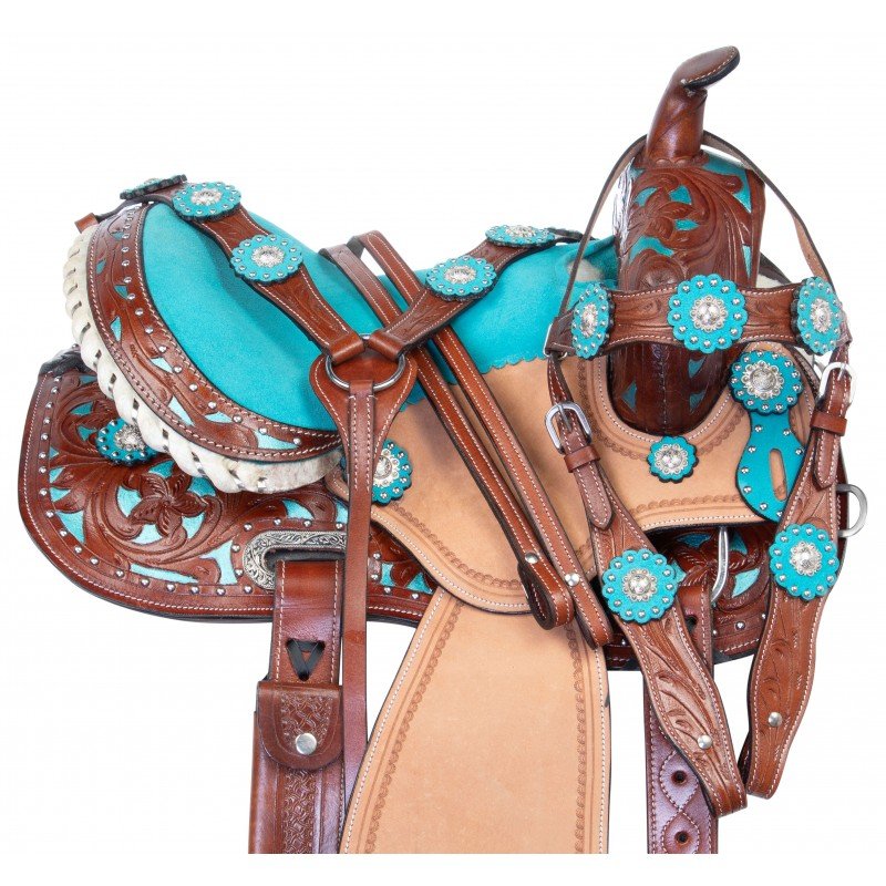 Turquoise Saddle Pads For Western Riders - COWGIRL Magazine