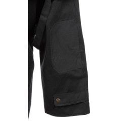 D2101 Premium Black Full Length Australian Duster Coat Waterproof Work Jacket