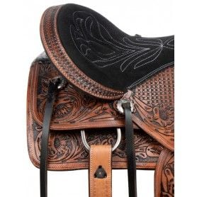 111049 New Classic Western Pleasure Trail All Purpose Leather Horse Saddle Tack Set