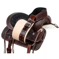 10719 Antique Western Pleasure Trail Horse Saddle Tack Set