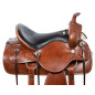 Western Endurance Pleasure Trail Comfy Leather Horse Saddle