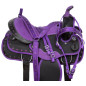 Purple Crystal Show Western Barrel Trail Synthetic Horse Saddle Tack