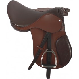 New 16 17 Brown All Purpose English Saddle Package