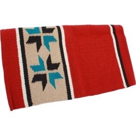 Red Cutting Reining Western Wool Show Blanket Pad