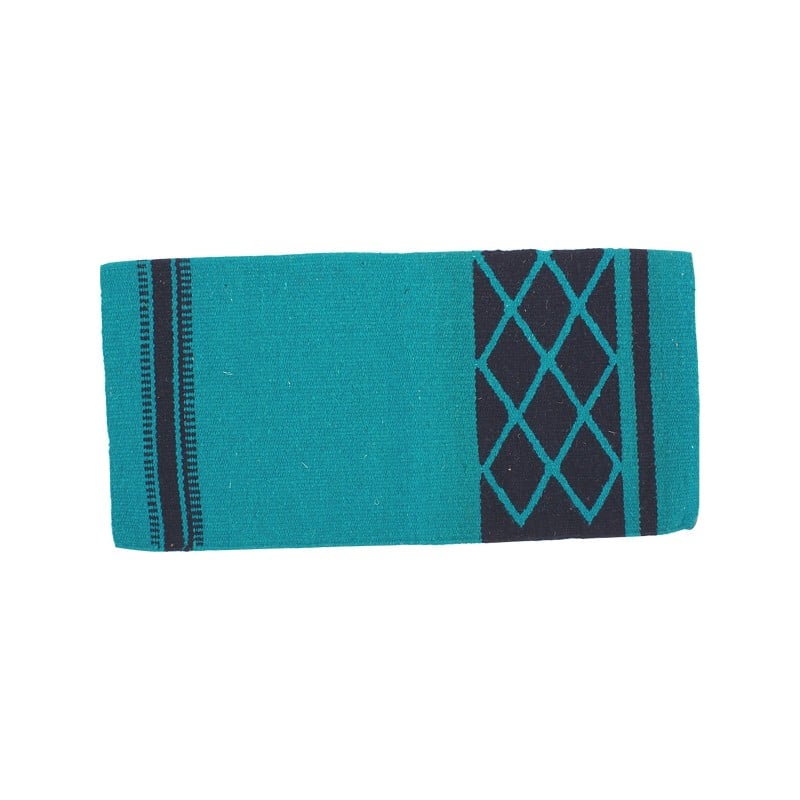 Turquoise Cutting Reining Western Wool Show Blanket Pad
