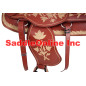 New western leather horse saddle ranch