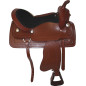 Classic Light Weight Western Brown Trail Saddle