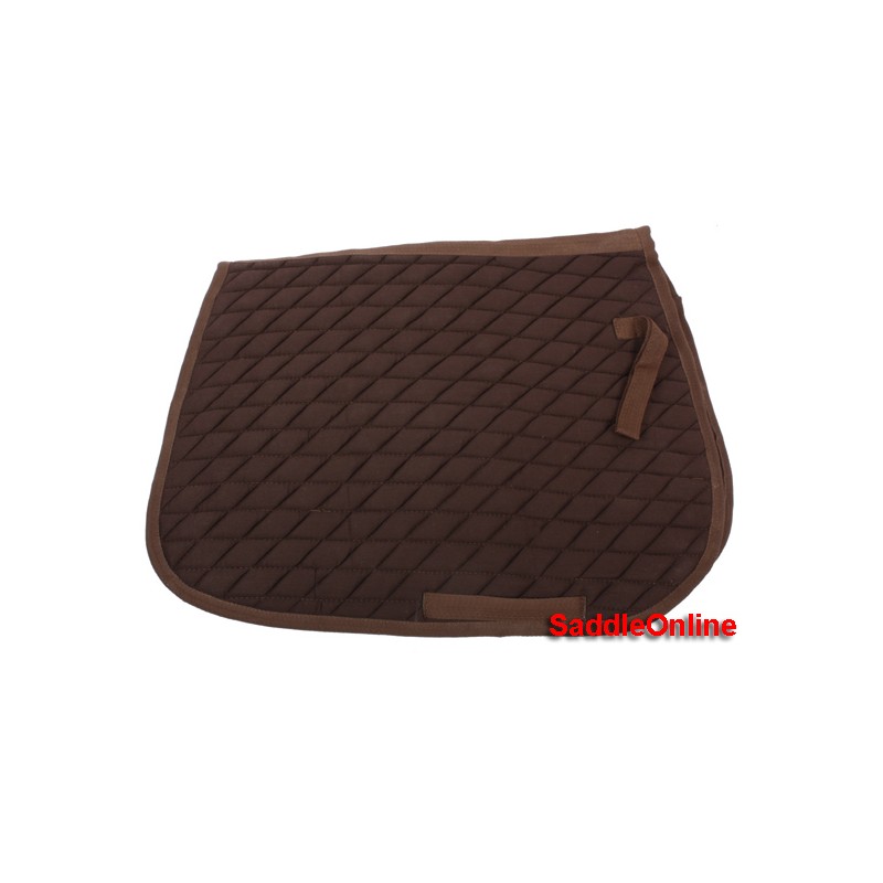 Brown Square English Pad For All Purpose Riding