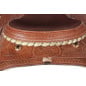Leather Horse Hand Carved Reining Trail Saddle 16 17