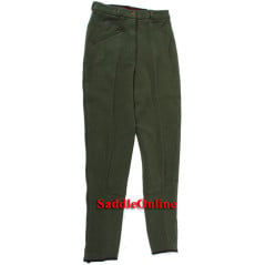 c0124 New 22-34 Green Cool Cotton Riding Breeches / Pants