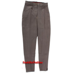 c0127 New 22-32 Grey Cool Cotton Riding Breeches / Pants