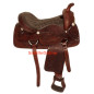 Premium Hand Tooled Western Trail Horse Saddle 17